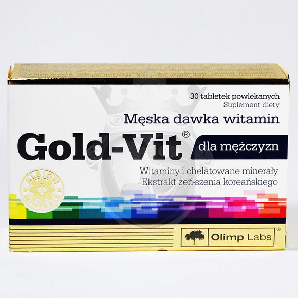 Gold-Vit For Men - 30 tablets - A Man`s Dose Of Vitamins OLIMP