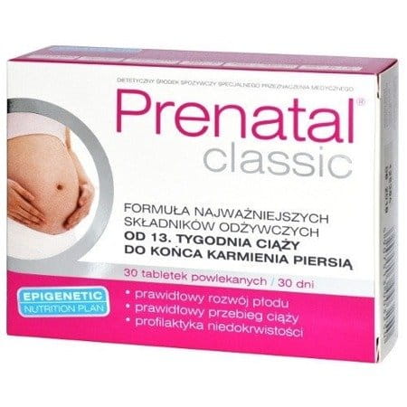 Dietary Supplement Prenatal Classic Vitamins 90tabs