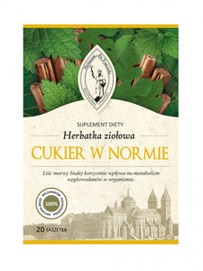 Herbal Tea SUGAR IN STANDARD - 20 twice bigger sachets 5g each - Franciscan Herbs - Franciscan Monks - traditional old herbal recipe