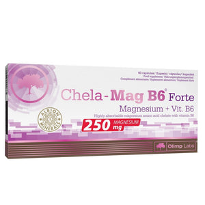 Chela-Mag B6 Forte Mega Vitamin and Mineral Capsules - 60 Capsules OLIMP