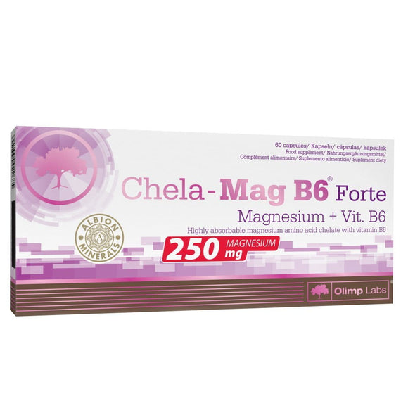 Chela-Mag B6 Forte Mega Vitamin and Mineral Capsules - 60 Capsules OLIMP