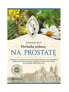 Herbal Tea For Help With Prostate Problems - 20 twice bigger sachets 5g each - FRANCISCAN HERBS - - Franciscan Monks - traditional old herbal recipe