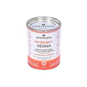 Bio Henna MAHOGANY RED for medium-length and short hair - 50 g