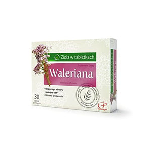 VALERIAN - 30 tablets - Support healthy and peaceful sleep - Facilitates quietening - NATURAL !!!