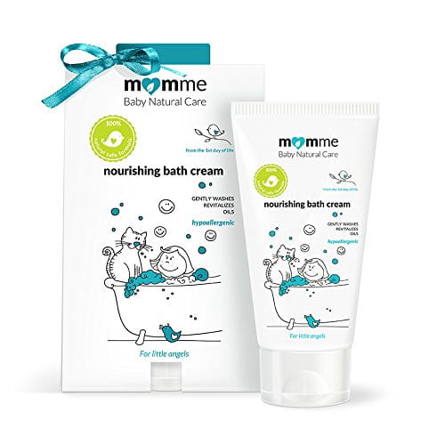 Momme - Nourishing Creamy Baby Wash/Bath/Organic/Macadamia Oil/Sweet Almonds Oil/Chamomile - 150 ml
