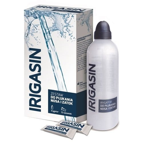 Irigasin Nose and Sinuses Cleansing Set + Irrigator 12 sachets