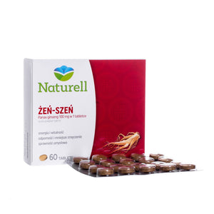 Ginseng 100 mg - 60 tablets - is to be used to reduce tiredness and fatigue and to maintain a healthy nervous system and normal psychological function.