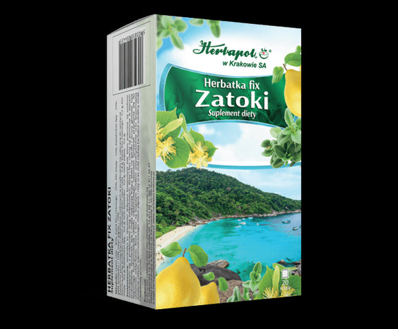 HERBAPOL - FIX TEA FOR SINUSES - 20 sachets - The herbs in the tea help clean the sinuses and restore free breathing. The tea is particularly recommended to all those who suffer from the feeling of 