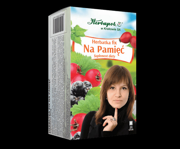 HERBAPOL - MEMORY SUPPORT TEA FIX - 20 sachets