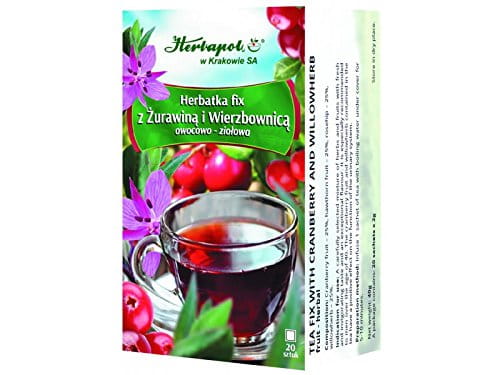 HERBAPOL - TEA FIX WITH CRANBERRY AND WILLOWHERB - 20 sachets