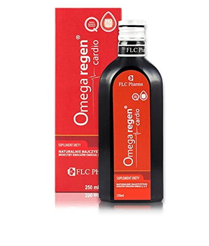 OMEGAREGEN Cardio -250 ml - is an optimum set of vitamins and other ingredients indispensable to regenerate and strengthen your heart and circulatory system - Omega 3-6-9, VItamin E and Coenzyme Q10