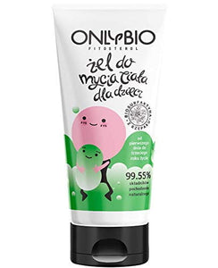 ONLYBIO - Body Wash Gel for Children from The First Day Up to The Age of 3-200 ml Vegan