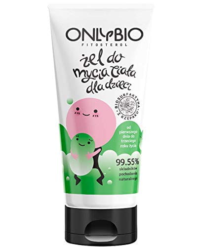 ONLYBIO - Body Wash Gel for Children from The First Day Up to The Age of 3-200 ml Vegan