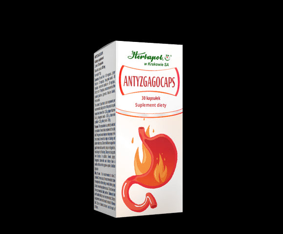 ANTI-HEARTBURN PREPARATION - 30 capsules - is a perfect and natural remedy, which protects the mucous membranes of the oesophagus and stomach, recommended in the prevention of hyperacidity and reflux