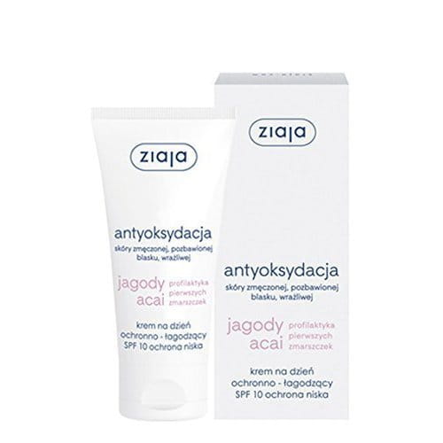 ZIAJA ACAI BERRY Protective Soothing Face Cream SPF 10 Day And Night 50ml