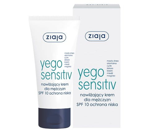 ZIAJA Yego Sensitiv Moisturising Face Cream for Men SPF 10-50ml