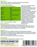 FIVE A DAY SUPPLEMENTS Caprylic Complex 60 Candida Support Capsules Suitable for Vegetarians and Vegans