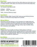 FIVE A DAY SUPPLEMENTS Marine Collagen Supplement - 60 Capsules x 600mg with Vitamin C For The Normal Function Of Blood  vessels, bones, cartilage, gums, skin and teeth