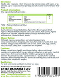 FIVE A DAY SUPPLEMENTS Saccharomyces Boulardii Complex 5 Billion CFU per capsule - 90 Capsules - Probiotic - Added Olive Leaf Extract, Vitamin D3 And Biotin - Suitable for Vegetarian