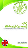 FIVE A DAY SUPPLEMENTS NAC 600mg 120 Capsules, N-Acetyl- Cysteine Amino Acid Supplement - Suitable for Vegetarian and Vegans