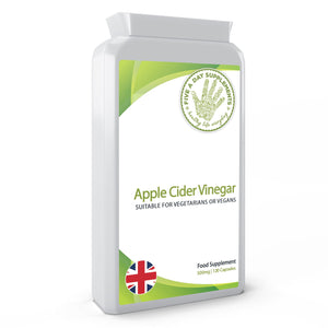 FIVE A DAY SUPPLEMENTS Apple Cider Vinegar Supplement (500mg) - 120 Capsules -  Suitable for Vegetarian and Vegans