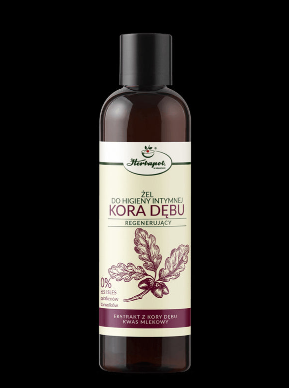 HERBAPOL - Intimate Hygiene Gel - Oak Bark Extrakt - Regenerating 250 ml
