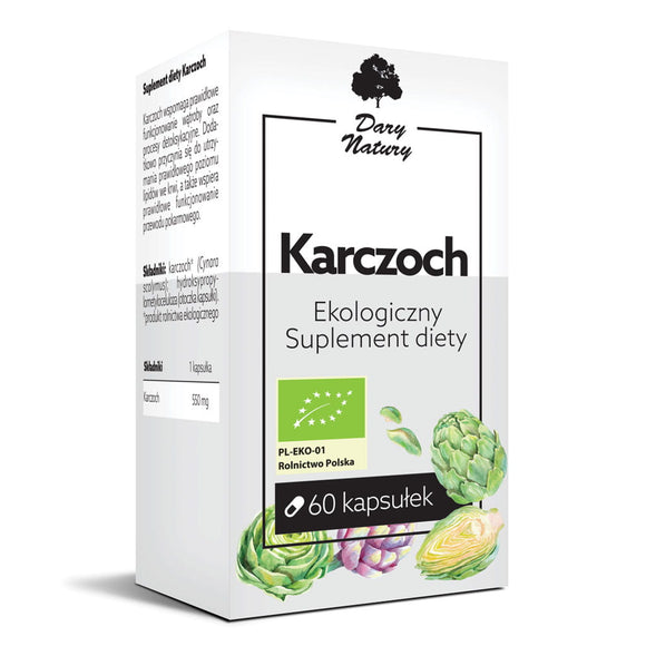 DARY NATURY -  ARTICHOKE  - 60 Capsules - ECO