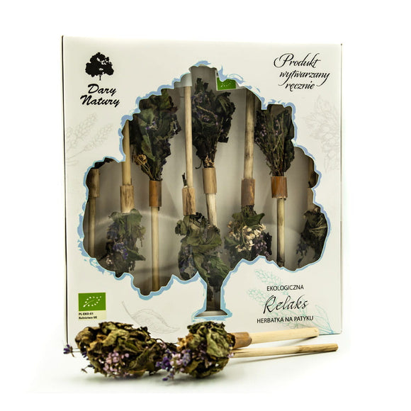 DARY NATURY - Relaxation Tea - Tea on a stick - 8 pieces - ORGANIC