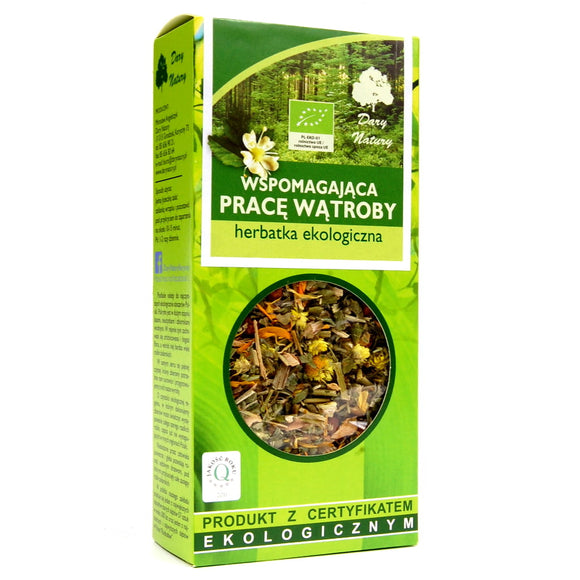 DARY NATURY - Organic Tea - For the liver - 50 Grams ORGANIC