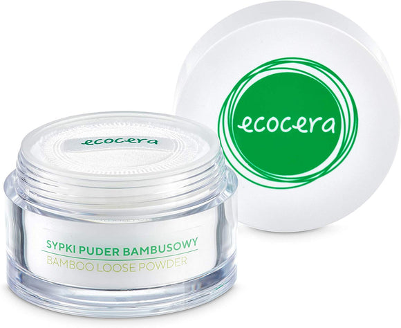 ECOCERA Bamboo Loose Powder Perfect For Oily And Combination Skin Hypoallergenic Delicate Transparent Light
