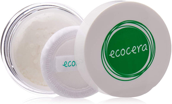 ECOCERA Rice Loose Powder Perfect For Oily And Combination Skin Hypoallergenic Delicate Transparent Light - Race Fixer - 15g