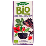 Herbapol - Organic Fruit And Herbal Tea - Wild Rose And Elderberry  - 100 Grams