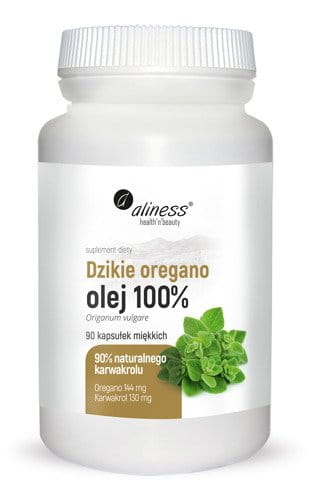 ALINESS Wild Oregano Oil 100% - 90 Capsules