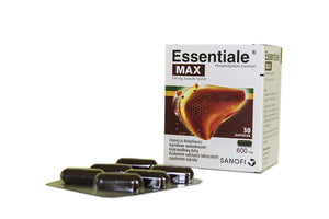 Essentiale MAX 30 CAPS - Double Strength 600 mg for Liver