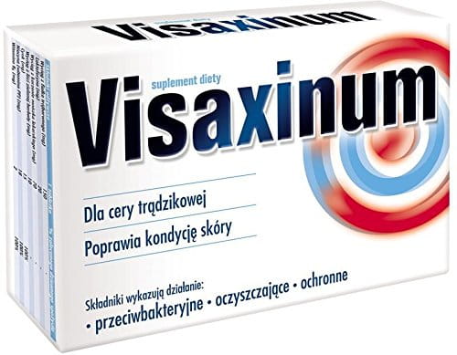 Visaxinum - 30 tablets - Dietary supplement - for people with acne skin