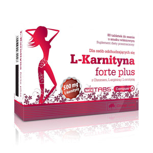 L-Carnitine Forte Plus 80 lozenge Tablets Cherry Taste OLIMP