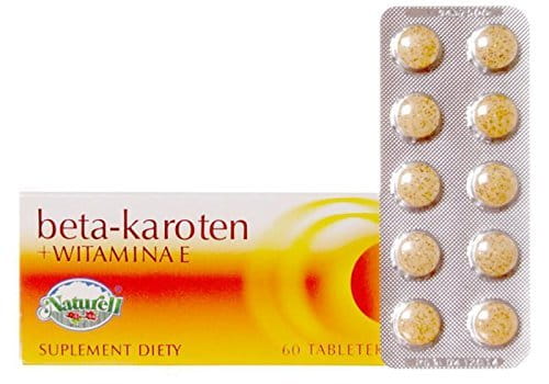 Beta Carotene + Vitamin E - 60 tablets - is recommended for those who want to pamper their skin, also in the summertime by Naturell