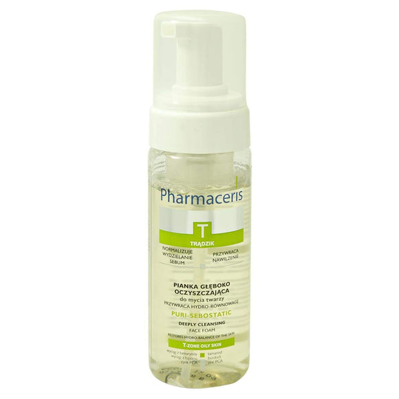 PHARMACERIS T Puri-Sebostatic Deeply Cleansing Face Foam 150 ml