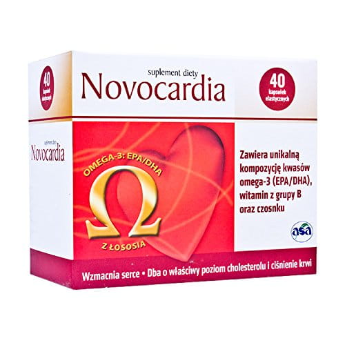 Novocardia 40 capsules – a friend close to our heart - for people who want to actively take care of your health, heart and circulatory system.