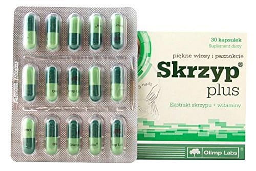Horsetail PLUS - 30 capsules - food supplement - beautiful hair and nails - OLIMP