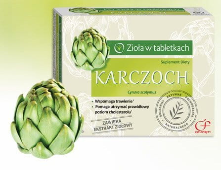 Artichoke 60 tablets - artichoke extract helps digestion, has a protective effect on the liver, as well as general cleansing effect on the body.