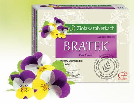 PANSY - 30 tablets - smooths the skin and helps to remove lesions characteristic of adolescence