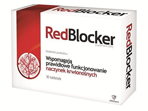 REDBLOCKER - 30 tablets - a dietary supplement ingredients support: the proper functioning of blood vessels - the production of collagen
