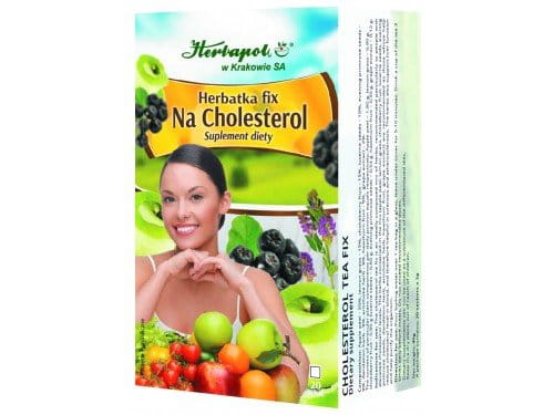 HERBAPOL - CHOLESTEROL TEA FIX - 20 sachets - is an ideally composed mix of herbs, recommended particularly to people with elevated cholesterol levels - The herbs also support liver function and help purify the organism.