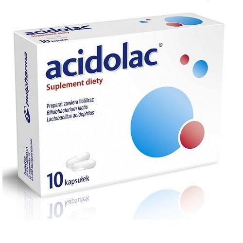 ACIDOLAC - 10 capsules - probiotic