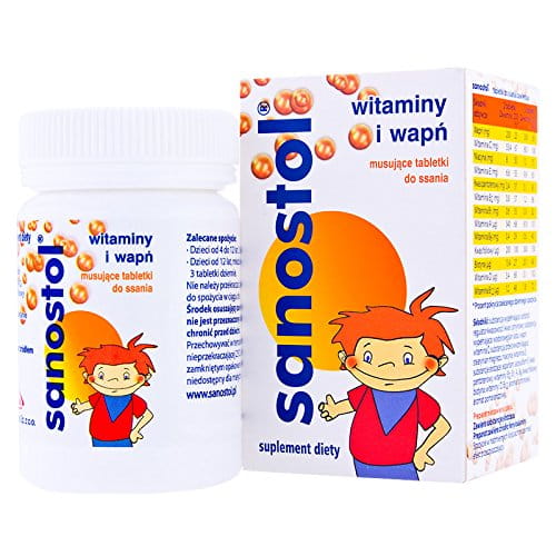 SANOSTOL -  for children from 4 years 30 lozenges