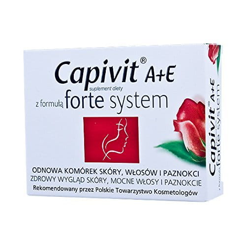 CAPIVIT A+E forte system - 30 capsules - supports and stimulates the natural process of skin regeneration - renewal of skin cells, hair and nails.