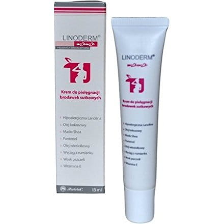 LINODERM Mama Nipple Cream - 15 ml - is especially recommended for nipples care of: breastfeeding mothers - pregnant women (preparing for lactation and breastfeeding)