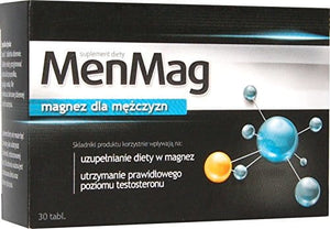 MENMAG - 30 tablets - is a product designed specifically for men, helps in the proper functioning of muscles