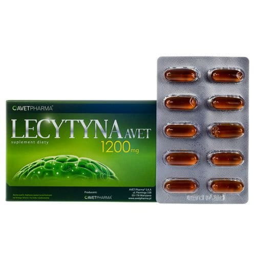 LECITHIN 1200 mg 40 capsules